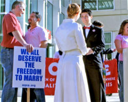 Image of Most states in the U.S. have held referenda on marriage, voted on by the citizens.
