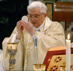 Image of Pope Benedict XVI has written extensively on the celebration of the Liturgy and the importance of proper worship.