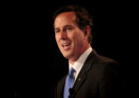 Image of Republican Presidential contender Rick Santorum