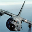 Image of AC-130 gunship can deliver accurate fire against terrorists with laser guidance from the ground. But they need orders first...
