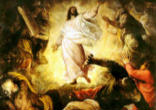 Image of The Transfiguration of the Lord Jesus Christ: On that Mountain, Jesus revealed before mortal eyes the Transcendent Truth of who He is - and who Peter, James and John - and each one of us - will become in Him. They were invited to exercise their freedom and embrace the path that He had prepared. 

