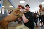 Image of Cila and Sgt. Jason Bos served together in Iraq for five years.