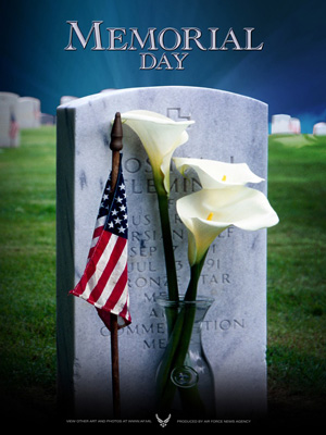 Thank you, to every man and woman who has fought and is currently fighting for our homeland.  Thank you for doing everything within your power to make sure I and my children can sleep safely tonight.  I love and appreciate you and I pray God's blessing on you and your families.  Godspeed, and come home soon.