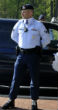 Image of Air Force gate guards stationed at a base in Georgia were temporarily banned from using the phrase 
