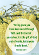 Image of By grace you have been saved