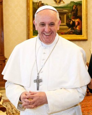 Pope Francis is the first pope to visit Rome's Anglican church.