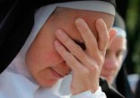 Image of Priests beg for the safe return of kidnapped Sister Cecilia (not pictured).