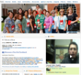 Image of The mainpage from a Parish Community Network in Florida.