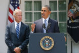 Image of Obama is blitzing with everything he has over attacking Syria. 