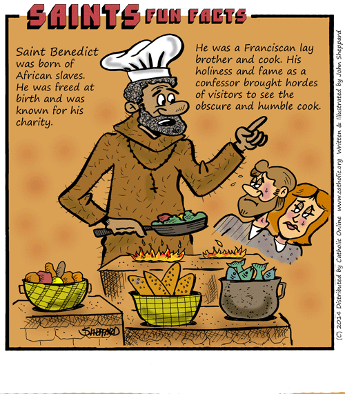 Saints Fun Facts for St. Benedict the Black