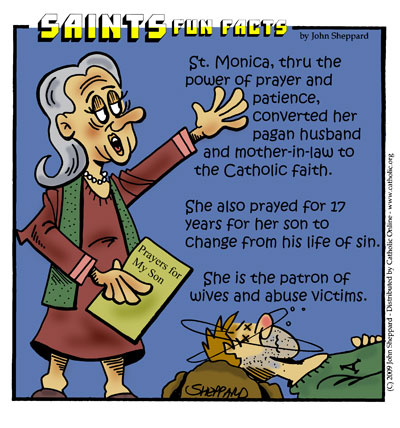 Saints Fun Facts for St. Monica