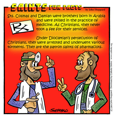Saints Fun Facts for Sts. Cosmas & Damian
