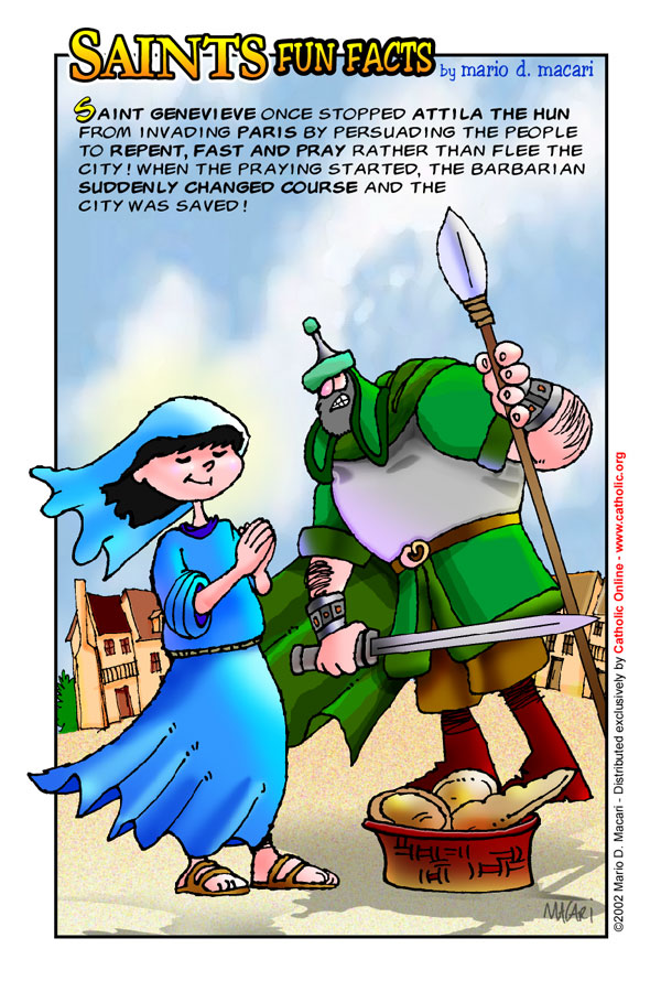 Saints Fun Facts for St. Genevieve