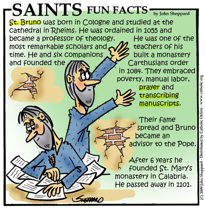 Saints Fun Facts for St. Bruno